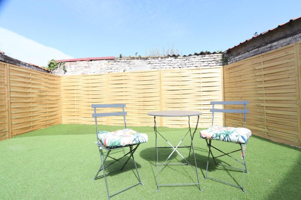 Coeur de ville, T2 cosy&élégant avec jardin Dunkirk Exterior foto